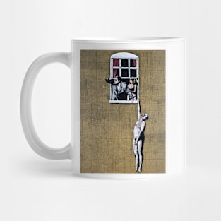 Banksy Well Hung Lover Mug